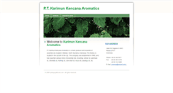 Desktop Screenshot of karimunpatchouli.com